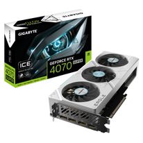 Видеокарта Gigabyte RTX4070SUPER EAGLE OC ICE 12GB GDDR6X 192-bit DPx3 HDMI 3FAN RTL 