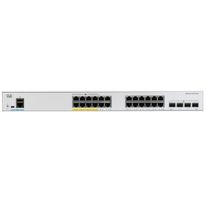 Коммутатор CISCO Catalyst 1000 24x 10/100/1000 RJ-45 PoE+, 4x 1Gb SFP uplinks, PoE+ 370W, C1000-24FP-4G-L 