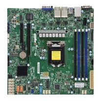 Материнская плата SuperMicro SuperMicro MBD-X11SCH-LN4F-O MicroATX, LGA1151H4, C246, 4xDIMM (128GB) DDR4 ECC UDIMM, 4xGbe (i210), 8xSATA3, RAID 0,1,5,10, 2xM.2 PCIE, 1xPCIEx8 (in x16), 1x PCIEx8, IPMI