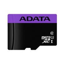 Карта памяти ADATA microSDXC 64GB ADATA Memory Card AUSDX64GUICL10-RA1 UHS-I Class 10, 50/10 MB/s, Adapter, RTL AUSDX64GUICL10-RA1 (796849)