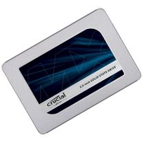 Твердотельный накопитель SSD Crucial MX500 CT500MX500SSD1 500GB 2.5" Client SATA 6Gb/s, 560/510, IOPS 95/90K, MTBF 1.8M, 3D  TLC, 180TBW, 7mm (with 9.5mm adapter), RTL {100}, (785053)