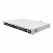 Коммутатор MIKROTIK CRS354-48G-4S+2Q+RM Cloud Router Switch 354-48G-4S+2Q+RM with 48 x Gigabit RJ45 LAN, 4 x 10G SFP+ cages, 2 x 40G QSFP+ cages, RouterOS L5, 1U rackmount enclosure, Dual redundant PSU (002266)