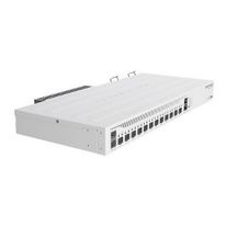 Маршрутизатор MIKROTIK CCR2004-1G-12S+2XS with Annapurna Alpine AL32400 Cortex A57 CPU (4-cores, 1.7GHz per core), 4GB RAM, 1x Gigabit RJ45 port, 12x 10G SFP+ cages, 2 x 25G SFP28 cages, RouterOS L6, 1U rackmount case, Dual PSU, RTL {5}, (000019)