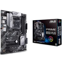 Материнская плата ASUS PRIME B550-PLUS AM4 ATX 4xDDR4 2xPCIEx16 3xPCIEx1 HDMI DP GLAN RTL{10} (782340)