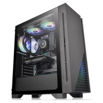 Корпус Thermaltake H330 TG CA-1R8-00M1WN-00 Black/Win/SPCC/Tempered Glass*1/120mm Standard Fan*1 (526456)