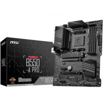 Материнская плата MSI B550-A PRO, Socket AM4, AMD®B550, 4xDDR4-3200, 2xPCI-Ex16x, 2xPCI-Ex1x, HDMI+DP, 6xSATA3(RAID 0/1/10), 2xM.2, 8 Ch Audio, GLan, (4+4)xUSB2.0, (3+2)xUSB3.2, (1+1)xUSB3.2 Type-C™, ATX, RTL {10} (733667)