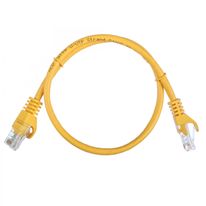 Кабель ACD Патч-корд ACD-LPU5E-5DY |ACD-LPU5E-5DY| Cat5e UTP 24AWG 4Pair, 7/0.18мм CCA Желтый, 0.5м, (741371)