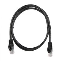 Кабель ACD Патч-корд ACD-LPU5C-10B |ACD-LPU5C-10B| Cat5e UTP 24AWG 4Pair, 7/0.18мм CU Черный, 1.0м, (741739)