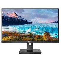 Монитор Philips 23.8" 242S1AE (00/01) Black (IPS, 1920x1080, D-sub+DVI+HDMI+DP, 4 ms, 178°/178°, 250 cd/m, 50M:1(1000:1), MM, Pivot) (764296)/(764302)