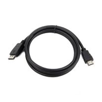 Кабель Cablexpert Кабель DisplayPort-HDMI Cablexpert CC-DP-HDMI-7.5M, 20M/19M, 7.5м, черный, экран, пакет