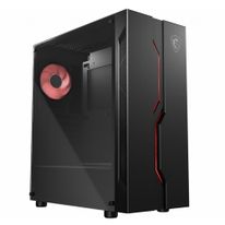 Корпус MSI MAG VAMPIRIC 010M Mid-Tower, ATX, 1xUSB 3.0, 2xUSB 2.0, 1xRGB fan, Tempered Glass Window (646721)