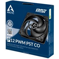 Вентилятор Arctic Cooling Вентилятор корпусной ARCTIC P12 PWM PST CO (black/black)  (ACFAN00121A) (701358)