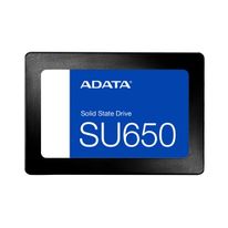 Твердотельный накопитель SSD ADATA  SU650  ASU650SS-256GT-R 256GB 2.5" Client SATA 6Gb/s, 520/450, IOPS 40/75K, MTBF 2M, 3D NAND, DRAM less, 140TBW, 0,5DWPD, RTL {100} (931511)