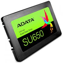 Твердотельный накопитель SSD ADATA SU650 ASU650SS-512GT-R 512GB 2.5" Client SATA 6Gb/s, 520/450, IOPS 40/75K, MTBF 2M, 3D NAND, DRAM less, 280TBW, 0,5DWPD, RTL {100} (931528)