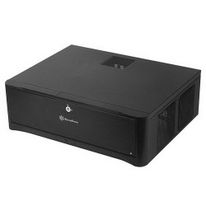 Корпус Silverstone SST-GD06B Grandia HTPC Micro ATX Computer Case, Silent High Airflow Performance, 2x 3.5 Inch Hot Swap Drive Bay, lockable, black