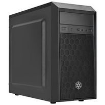 Корпус для ПК Silverstone Bad Pack SST-PS16B Precision Mini Tower Micro ATX Computer Case, quiet, black bp