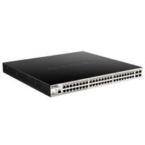 Коммутатор D-Link DGS-1210-52MPP/ME/B3A Управляемый L2 коммутатор с 48 портами 10/100/1000Base-T и 4 портами 1000Base-X SFP (48 портов PoE 802.3af/at, PoE-бюджет 740 Вт) {2} (456251)