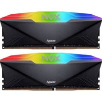 Комплект модулей памяти Apacer NOX RGB Black Gaming Memory AH4U16G32C28YNBAA-2 16GB DDR4 3200 DIMM Non-ECC, CL16, 1.35V, Kit (2x8GB), Intel XMP 2.0, Heat Sink, RTL