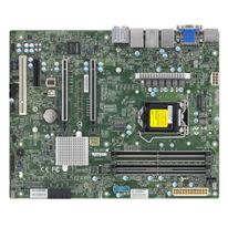 Материнская плата SuperMicro Материнская плата MBD-X12SCA-F-B W-1200 CPU, 4 DIMM slots, Intel W480 controller for 4 SATA3 (6 Gbps) ports, RAID 0,1,5,10, 1 PCI-E 3.0 x4, 2 PCI-E 3.0 x16 slots, bulk (414437)