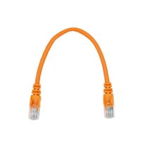 Кабель ACD Патч-корд ACD-LPU6Z-5DO |ACD-LPU6Z-5DO| Cat6 UTP 26AWG 4Pair, CU, LSZH, Оранжевый, 0,5м