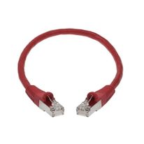 Кабель ACD Патч-корд ACD-LPS6AZ-5DC |ACD-LPS6AZ-5DC| Cat6a SSTP 26AWG 4Pair, CU, LSZH, Вишневый, 0.5м