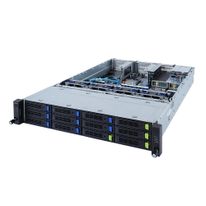 Платформа системного блока Gigabyte R282-3C1 2U, 2x LGA4189, 32x DIMM DDR4, 12x 3.5" SAS/SATA with expander 4x NVME Gen4, 2x 2.5" SATA/SAS in rear side, 2x 1Gb/s Intel I350-AM2, 3x PCIE Gen 4 x16, 4x PCIE Gen 4 x8, 1x OCP 3.0 x16, 1x OCP 2.0 x8, AST2600, 2x 1600W (600112)