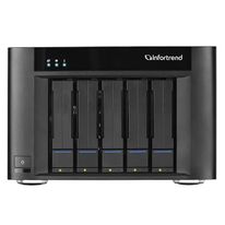 Платформа СХД Infortrend EonStor GSe Pro 100 5bay. desktop cloud-integrated unified storage, supports NAS, SAN, object protocol and Cloud gateway, including Intel Atom 2.4GHz 4C CPU, 1x4GB non-ECC, 4x1GbE(RJ45), 2x USB 2.0, 2x USB 3.0, 1x Host Board slot, 1xPSU and 5 drive trays