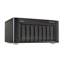 Сетевой накопитель Infortrend GSe Pro 208-D 8bay, supports NAS, block, object storage and cloud gateway, including Intel D1508 2.2 GHz 2C CPU, 2x4GB, 2 x10GbE SFP+, 2 x 1GbE, 2 x USB 3.1 Gen2, 2 x USB 3.0, 2 x host board slot(s), 1xPSU and 8xdrive trays