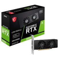 Видеокарта MSI RTX3050 LP 6G OC 6GB GDDR6 DP 2xHDMI 2FAN RTL