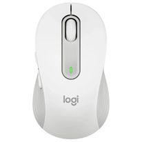 Мышь Logitech Мышь беспроводная Logitech M650 Signature Off White белая, 400-4000 dpi, Bluetooth + 2.4G, 5 кнопок, АА-батарейка, полноразмерная, правый хват