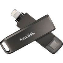 USB накопитель SanDisk iXpand Flash Drive Luxe 128GB - USB-C + Lightning - for iPhone, iPad, Mac USB Type-C devices including Android