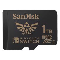 Карта памяти SanDisk Nintendo MicroSDXC UHS-I card for Nintendo Switch, Zelda Edition- 1TB, Up to 100MB/s read; up to 90MB/s write