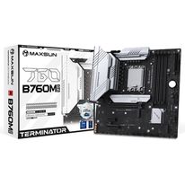 Материнская плата Maxsun MS-Terminator B760M D5 B760, LGA1700, 4*DDR5, 1*PCIEx16, 1*PCIEx4, 3*M.2, 1*TypeC, 4*USB3.2Gen1, 8*USB2.0, 4*SATA3.0, 2.5G, DP, HDMI, M-ATX, RTL