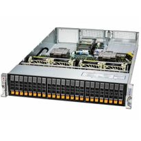 Платформа системного блока SuperMicro SYS-221H-TN24R 2U Hyper with 24 hot-swap 2.5" NVMe/SAS/SATA bays and 4 PCIe 5.0 x16 slots + up to 2 PCIe 5.0 x16 AIOM slots 