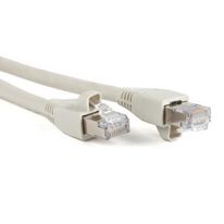 Кабельная сборка Hyperline PC-LPM-STP-RJ45-RJ45-C6a-1M-LSZH-GY Патч-корд F/UTP, экранированный, Cat.6a (100% Fluke Component Tested), LSZH, 1м, серый