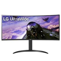 Монитор 34" LG 34WP65C-B Black (VA, 3440x1440, HDMI+HDMI+DP, 1 ms, 178°/178°, 300 cd/m, 3000:1, 160Hz, MM, Curved)