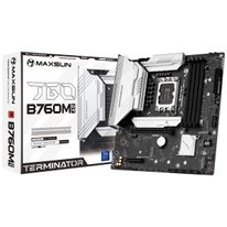 Материнская плата Maxsun MS-Terminator B760M D4 B760, LGA1700, 4*DDR4, 1*PCIEx16, 1*PCIEx4, 3*M.2, 1*TypeC, 4*USB3.2Gen1, 8*USB2.0, 4*SATA3.0, 2.5G, DP, HDMI, M-ATX, RTL