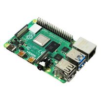 Одноплатный компьютер Raspberry Pi Raspberry Pi 4 Model B (RA502) Retail, 2GB RAM, Broadcom BCM2711 Quad core Cortex-A72 (ARM v8) 64-bit SoC @ 1.5GHz CPU, WiFi, Bluetooth, 40-pin GPIO, 2xUSB 3.0, 2xUSB 2.0,2x micro-HDMI, USB-C 5V Power разъем (RASP4442) (931175)