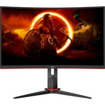 Монитор 27" AOC  C27G2Z3 Black-Red  (VA, изогнутый, 1920x1080, 280Hz, 0.5 ms, 178°/178°, 300 cd/m, 80M:1, +2xHDMI 2.0, +DisplayPort 1.2, +4xUSB 3.2, +регулировка по высоте)