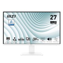 Монитор 27" MSI PRO MP273AW White (IPS, 1920x1080, D-Sub+HDMI+DP, 4 ms, 178°/178°, 300 cd/m, 1000:1 (100M:1), 100Hz, MM)