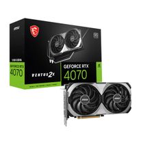 Видеокарта MSI RTX4070 VENTUS 2X E1 OC 12GB GDDR6 192bit 3xDP HDMI 2FAN RTL