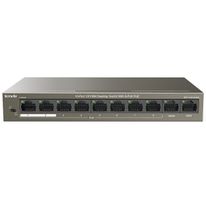 Коммутатор Tenda TEF1110P-8-63W Неуправляемый 8 портовый коммутатор PoE с 2 портами восходящего канала 