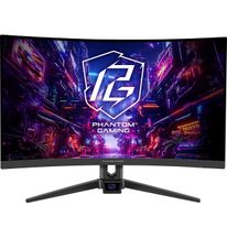 Монитор 27" ASRock Phantom Gaming PG27FRS1A Black (VA, 1920x1080, HDMI+HDMI+DP, 1 ms, 178°/178°, 300 cd/m, 3000:1, 280Hz, HDR10, MM, Curved 1500R)