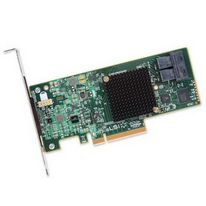 HBA-адаптер Broadcom 9300-8I SGL (LSI00344 / H5-25573-00 / H5-25573-00G) PCIe 3.0 x8 LP, SAS/SATA 12G HBA, 8port(2*int SFF8643), 3008 IOC, {5} (007080)