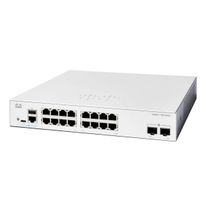 Коммутатор CISCO Catalyst 1300 16x 10/100/1000 Ethernet RJ-45 ports, 2x1G SFP uplink, Fanless, C1300-16T-2G 