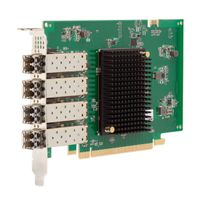 Сетевой адаптер Emulex LPe35004-S3 (LPe35004-M2) Gen 7 (32GFC), 4-port, 32Gb/s, PCIe Gen3 x16, LC MMF 100m, трансиверы установлены, Not upgradable to 64G, {5}