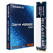 Твердотельный накопитель SSD Gigabyte M.2 2280 500GB Gen4 4000E SSD PCI Express 4.0x4, NVMe 1.4, 3600/3000, MTBF 1.5M, 3D NAND, 300TBW, RTL