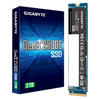 Твердотельный накопитель SSD Gigabyte 2TB M.2 2280 Gen3 2500E G325E2TB PCIe 3.0x4, NVMe 1.3, MTBF 1.5