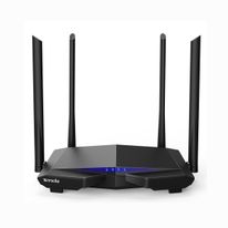 Маршрутизатор Tenda AC6 Двухдиапазонный WiFi роутер AC1200 до 300 Мбит/с на 2,4 ГГц + до 867 Мбит/с до 5 ГГц, LAN 3x100 Мбит/с, WAN 1x100 Мбит/с, 4*5dBi антенны