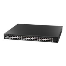 Коммутатор Edge-corE 48 x GE + 2 x 10G SFP+ ports + 1 x expansion slot (for dual 10G SFP+ ports) L3 Stackable Switch, w/ 1 x RJ45 console port, 1 x USB type A storage port, RPU connector, Stack up to 4 units,PoE Budget max. 780W Edge-corE ECS4620-52P